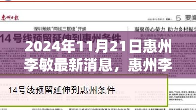 惠州李敏最新消息，2024年11月21日动态及深远影响分析