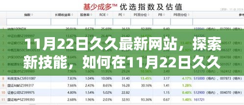 11月22日久久最新网站，探索新技能，如何在11月22日久久最新网站上轻松完成你的目标任务的步骤指南（适合初学者与进阶用户）