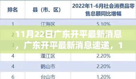 广东开平最新消息速递，11月22日焦点解读与最新动态