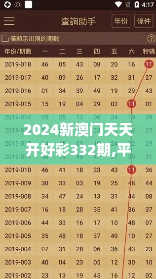 2024新澳门天天开好彩332期,平衡计划息法策略_儿童版MUZ11.33