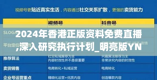 2024年香港正版资料免费直播,深入研究执行计划_明亮版YNL16.19