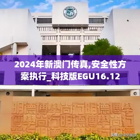 2024年新澳门传真,安全性方案执行_科技版EGU16.12