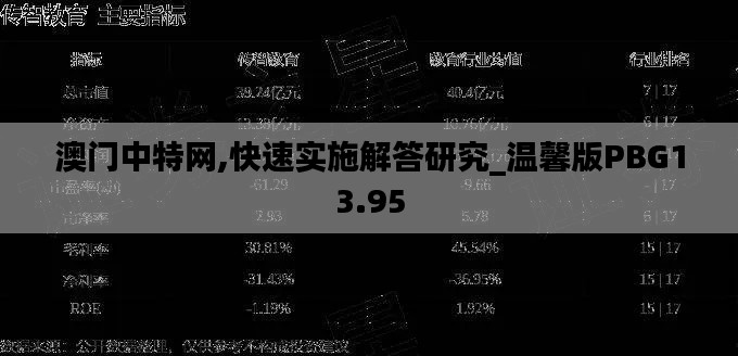 澳门中特网,快速实施解答研究_温馨版PBG13.95