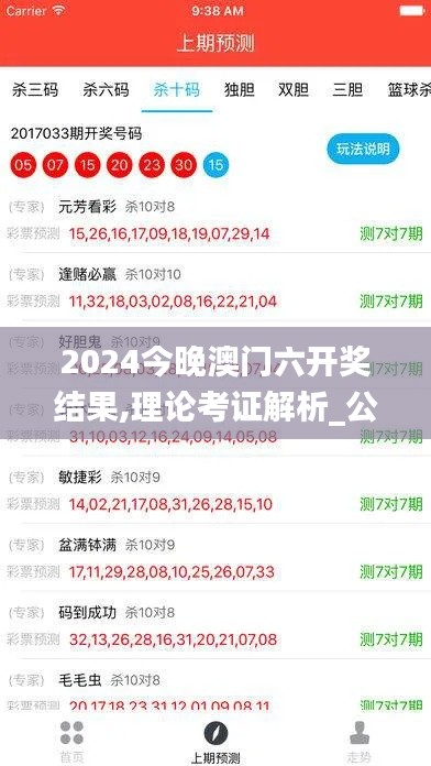 2024今晚澳门六开奖结果,理论考证解析_公积板ZMS16.36