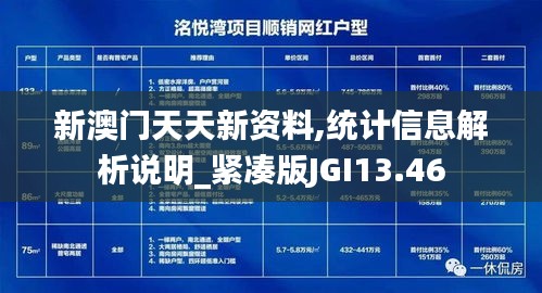 新澳门天天新资料,统计信息解析说明_紧凑版JGI13.46