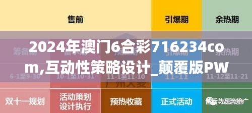 2024年澳门6合彩716234com,互动性策略设计_颠覆版PWK16.3