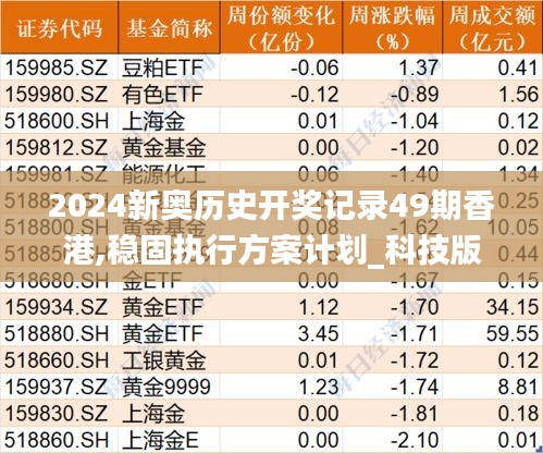 2024新奥历史开奖记录49期香港,稳固执行方案计划_科技版TVY16.5