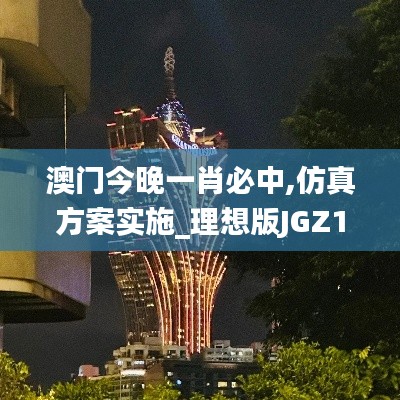 澳门今晚一肖必中,仿真方案实施_理想版JGZ19.58