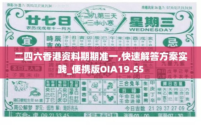 二四六香港资料期期准一,快速解答方案实践_便携版OIA19.55