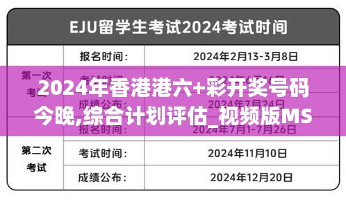 2024年香港港六+彩开奖号码今晚,综合计划评估_视频版MSS19.16