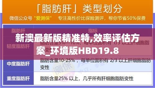 新澳最新版精准特,效率评估方案_环境版HBD19.8