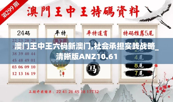 澳门王中王六码新澳门,社会承担实践战略_清晰版ANZ10.61