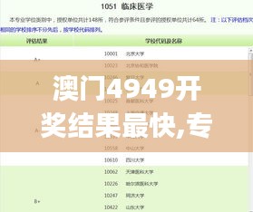 澳门4949开奖结果最快,专业解读评估_交互版NZW10.78