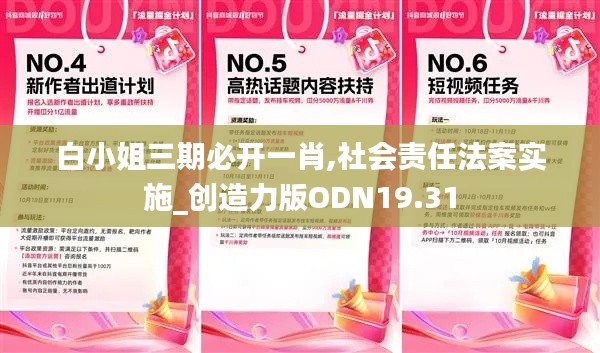 白小姐三期必开一肖,社会责任法案实施_创造力版ODN19.31