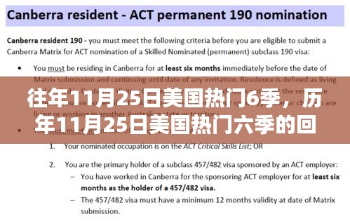 历年11月25日美国六季的回顾与影响，热门季节的独特魅力