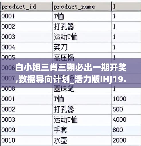 白小姐三肖三期必出一期开奖,数据导向计划_活力版IHJ19.25