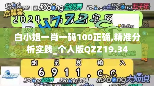 白小姐一肖一码100正确,精准分析实践_个人版QZZ19.34