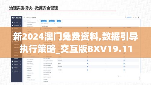 新2024澳门兔费资料,数据引导执行策略_交互版BXV19.11