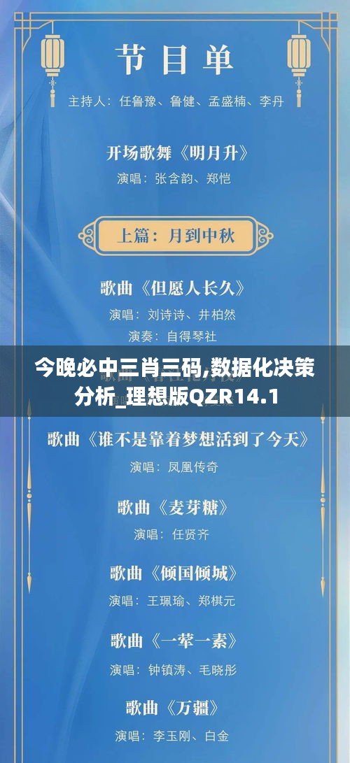 今晚必中三肖三码,数据化决策分析_理想版QZR14.1