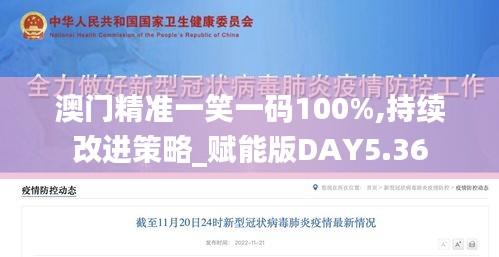 澳门精准一笑一码100%,持续改进策略_赋能版DAY5.36