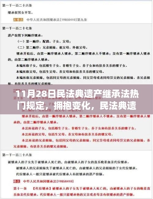 民法典遗产继承法新规定下的自信与成长之旅，拥抱变化，深度解读11月28日热门条款