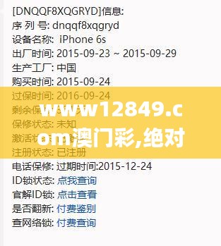 www12849.com澳门彩,绝对评价_共鸣版KEY4.86