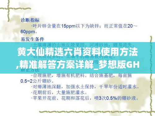 黄大仙精选六肖资料使用方法,精准解答方案详解_梦想版GHB18.57