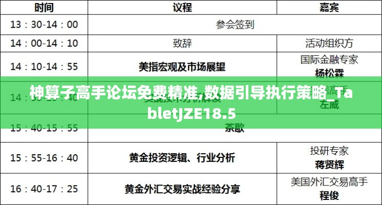 神算子高手论坛免费精准,数据引导执行策略_TabletJZE18.5