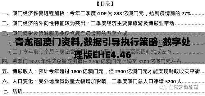 青龙阁澳门资料,数据引导执行策略_数字处理版EHE4.46