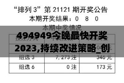 494949今晚最快开奖2023,持续改进策略_创意版WOE18.47