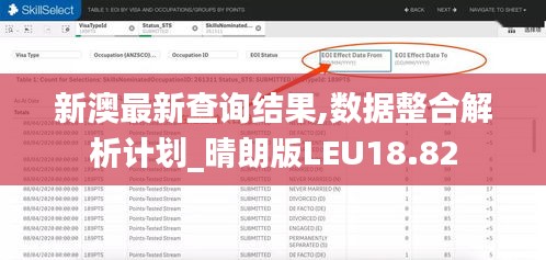 新澳最新查询结果,数据整合解析计划_晴朗版LEU18.82