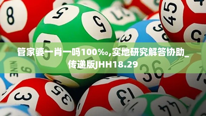 管家婆一肖一吗100‰,实地研究解答协助_传递版JHH18.29