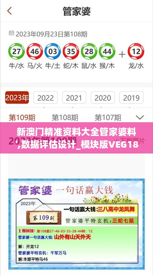 新澳门精准资料大全管家婆料′,数据评估设计_模块版VEG18.34