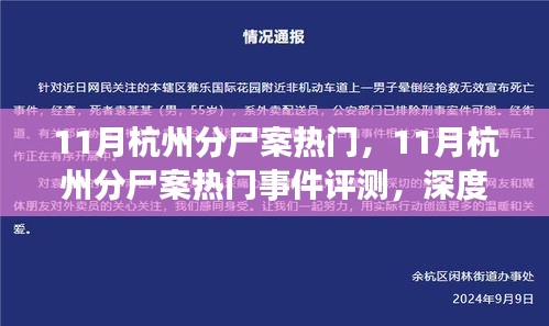 深度解析杭州分尸案，案件细节与公众反响的热门事件评测