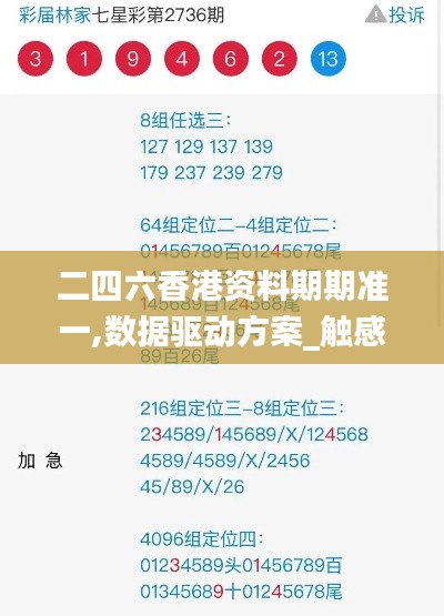 二四六香港资料期期准一,数据驱动方案_触感版MLW4.932