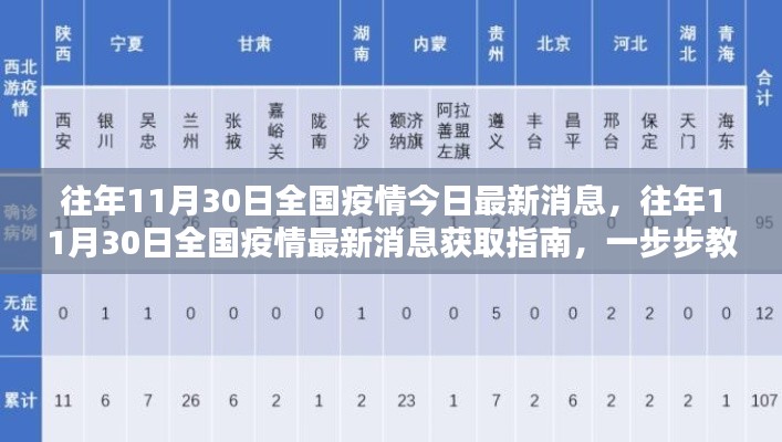 往年11月30日全国疫情最新消息获取指南，轻松掌握疫情动态