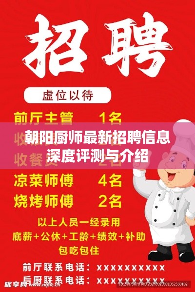 朝阳厨师招聘信息深度解析与介绍