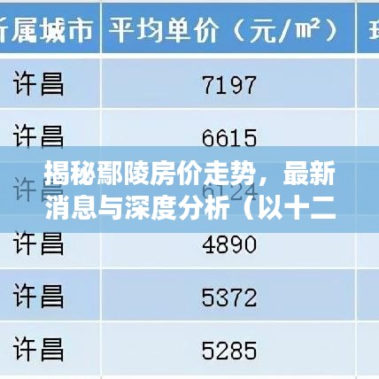 揭秘鄢陵房价走势，深度分析与最新消息（十二月观察点）