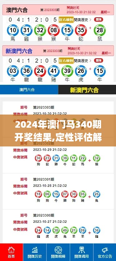 2024年澳门马340期开奖结果,定性评估解析_Superior46.974-2