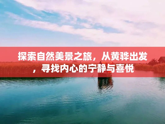 从黄骅出发，探寻自然美景，寻觅内心宁静与喜悦之旅