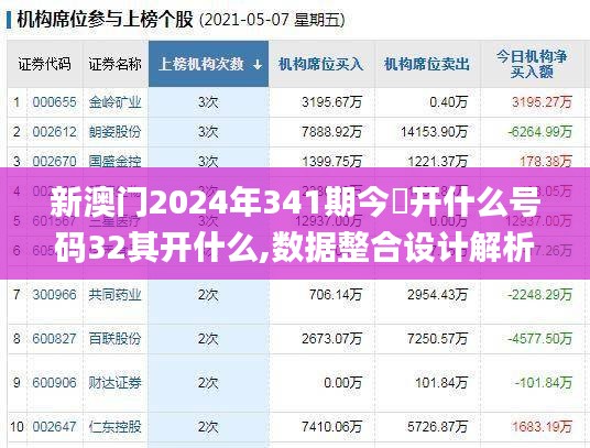 新澳门2024年341期今睌开什么号码32其开什么,数据整合设计解析_V版8.247