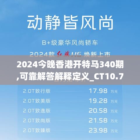 2024今晚香港开特马340期,可靠解答解释定义_CT10.739