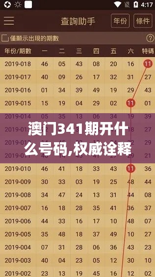 澳门341期开什么号码,权威诠释方法_手游版17.205