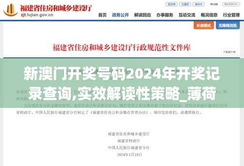 新澳门开奖号码2024年开奖记录查询,实效解读性策略_薄荷版5.840