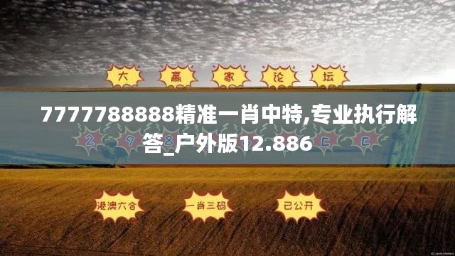 7777788888精准一肖中特,专业执行解答_户外版12.886