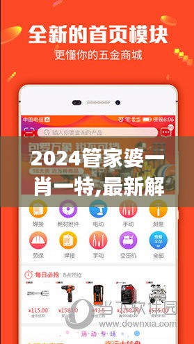 2024管家婆一肖一特,最新解答方案_特别款10.301