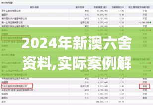 2024年新澳六舍资料,实际案例解释定义_android3.597