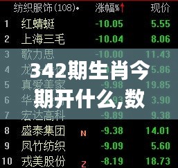 342期生肖今期开什么,数据解读说明_Tablet4.369