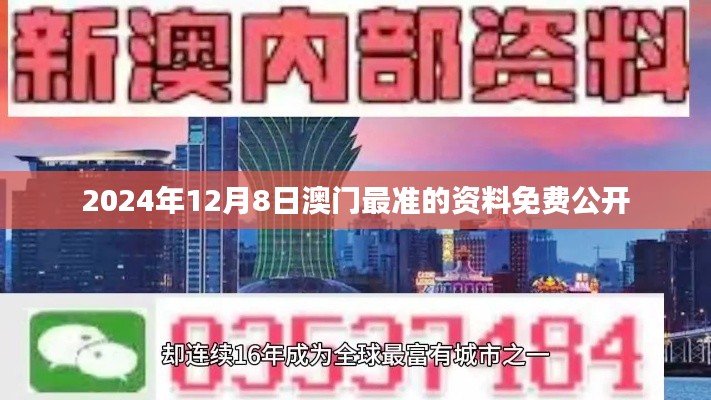 2024年12月8日澳门最准的资料免费公开