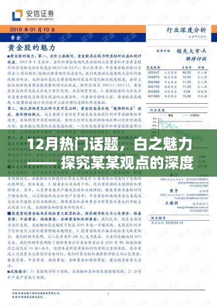 12月热议焦点，白之魅力与某某观点的深度解析